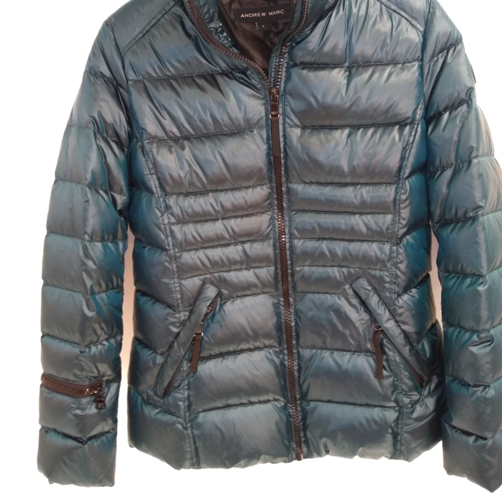 Andrew Marc Puffer Coat - Picture 4 of 5